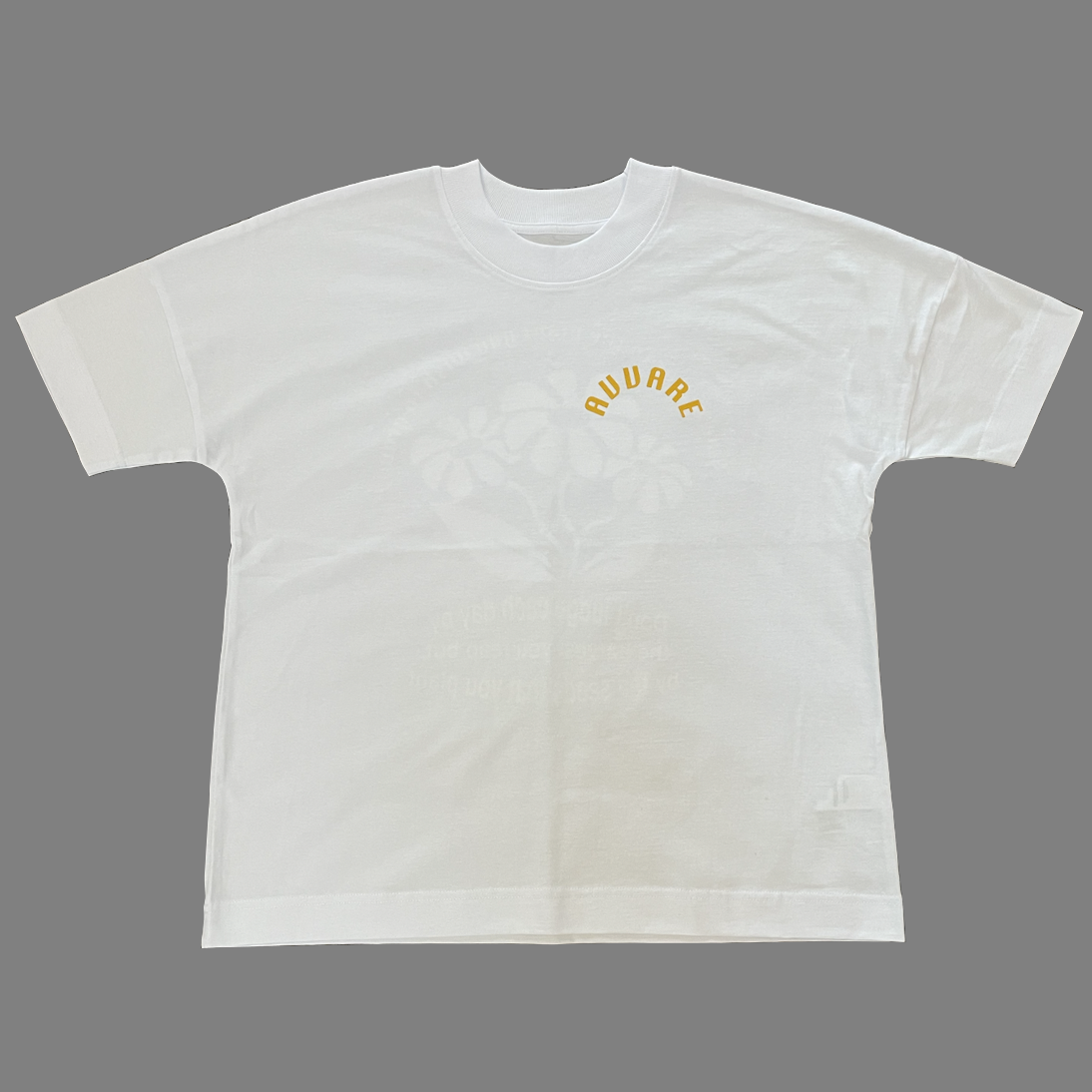 WHITE SUNFLOWER T-SHIRT