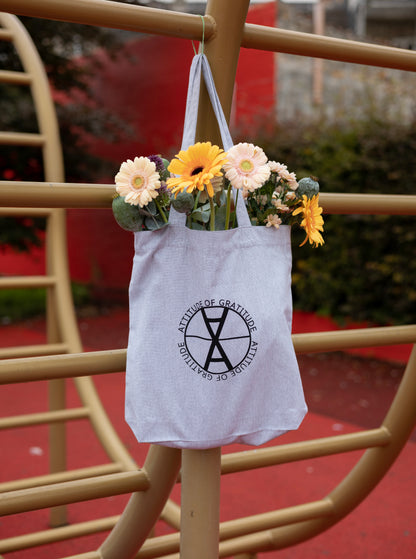 GREY TOTE BAG