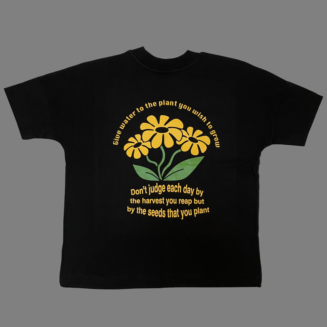 BLACK SUNFLOWER T-SHIRT